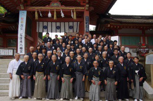 石清水八幡宮正式参拝　集合写真