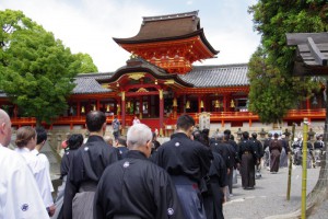 石清水八幡宮正式参拝